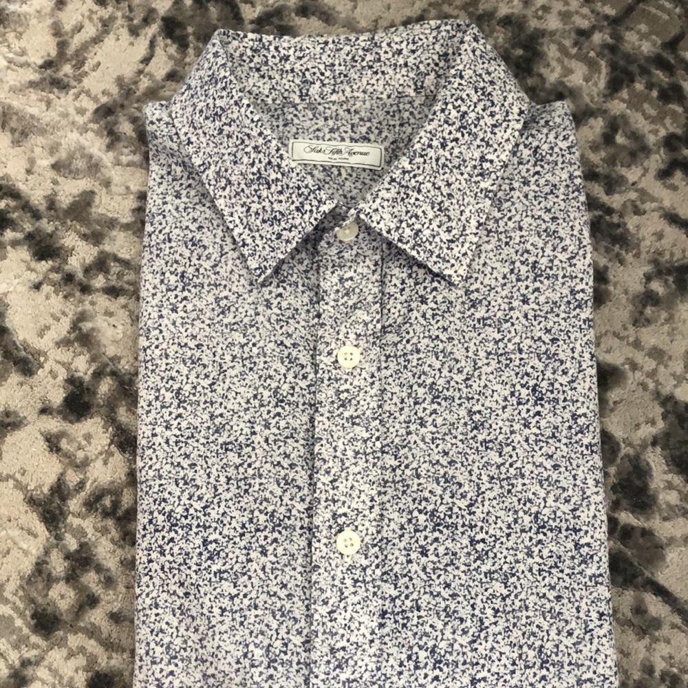 Saks fifth Avenue mens button down